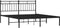 vidaXL - Bedframe - met - hoofdbord - metaal - zwart - 160x200 - cm