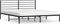 vidaXL - Bedframe - met - hoofdbord - metaal - zwart - 180x200 - cm