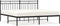 vidaXL - Bedframe - met - hoofdbord - metaal - zwart - 180x200 - cm