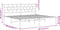 vidaXL - Bedframe - met - hoofdbord - metaal - zwart - 180x200 - cm