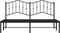 vidaXL - Bedframe - met - hoofdbord - metaal - zwart - 180x200 - cm