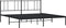 vidaXL - Bedframe - met - hoofdbord - metaal - zwart - 180x200 - cm
