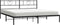 vidaXL - Bedframe - met - hoofdbord - metaal - zwart - 180x200 - cm