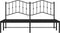vidaXL - Bedframe - met - hoofdbord - metaal - zwart - 180x200 - cm