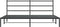 vidaXL - Bedframe - met - hoofdbord - metaal - zwart - 180x200 - cm