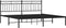 vidaXL - Bedframe - met - hoofdbord - metaal - zwart - 180x200 - cm