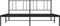 vidaXL - Bedframe - met - hoofdbord - metaal - zwart - 180x200 - cm