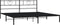 vidaXL - Bedframe - met - hoofdbord - metaal - zwart - 180x200 - cm
