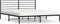 vidaXL - Bedframe - met - hoofdbord - metaal - zwart - 183x213 - cm