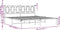 vidaXL - Bedframe - met - hoofdbord - metaal - zwart - 183x213 - cm