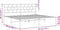 vidaXL - Bedframe - met - hoofdbord - metaal - zwart - 183x213 - cm