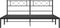 vidaXL - Bedframe - met - hoofdbord - metaal - zwart - 183x213 - cm