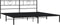 vidaXL - Bedframe - met - hoofdbord - metaal - zwart - 183x213 - cm