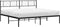 vidaXL - Bedframe - met - hoofdbord - metaal - zwart - 183x213 - cm