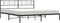 vidaXL - Bedframe - met - hoofdbord - metaal - zwart - 183x213 - cm