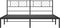 vidaXL - Bedframe - met - hoofdbord - metaal - zwart - 183x213 - cm