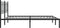 vidaXL - Bedframe - met - hoofdbord - metaal - zwart - 183x213 - cm