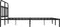 vidaXL - Bedframe - met - hoofdbord - metaal - zwart - 183x213 - cm