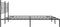 vidaXL - Bedframe - met - hoofdbord - metaal - zwart - 183x213 - cm