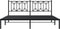 vidaXL - Bedframe - met - hoofdbord - metaal - zwart - 183x213 - cm
