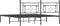 vidaXL - Bedframe - met - hoofdbord - metaal - zwart - 183x213 - cm