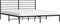 vidaXL - Bedframe - met - hoofdbord - metaal - zwart - 183x213 - cm
