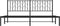vidaXL - Bedframe - met - hoofdbord - metaal - zwart - 183x213 - cm