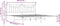 vidaXL - Bedframe - met - hoofdbord - metaal - zwart - 193x203 - cm