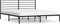 vidaXL - Bedframe - met - hoofdbord - metaal - zwart - 193x203 - cm