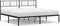 vidaXL - Bedframe - met - hoofdbord - metaal - zwart - 193x203 - cm