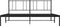 vidaXL - Bedframe - met - hoofdbord - metaal - zwart - 193x203 - cm