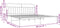 vidaXL - Bedframe - met - hoofdbord - metaal - zwart - 193x203 - cm