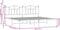 vidaXL - Bedframe - met - hoofdbord - metaal - zwart - 193x203 - cm