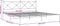 vidaXL - Bedframe - met - hoofdbord - metaal - zwart - 193x203 - cm