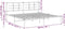 vidaXL - Bedframe - met - hoofdbord - metaal - zwart - 193x203 - cm