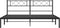vidaXL - Bedframe - met - hoofdbord - metaal - zwart - 193x203 - cm