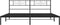 vidaXL - Bedframe - met - hoofdbord - metaal - zwart - 193x203 - cm