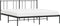 vidaXL - Bedframe - met - hoofdbord - metaal - zwart - 193x203 - cm