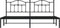 vidaXL - Bedframe - met - hoofdbord - metaal - zwart - 193x203 - cm