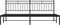 vidaXL - Bedframe - met - hoofdbord - metaal - zwart - 193x203 - cm
