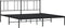 vidaXL - Bedframe - met - hoofdbord - metaal - zwart - 193x203 - cm