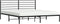 vidaXL - Bedframe - met - hoofdbord - metaal - zwart - 193x203 - cm