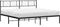 vidaXL - Bedframe - met - hoofdbord - metaal - zwart - 193x203 - cm