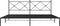 vidaXL - Bedframe - met - hoofdbord - metaal - zwart - 193x203 - cm