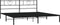 vidaXL - Bedframe - met - hoofdbord - metaal - zwart - 193x203 - cm