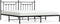 vidaXL - Bedframe - met - hoofdbord - metaal - zwart - 200x200 - cm