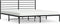 vidaXL - Bedframe - met - hoofdbord - metaal - zwart - 200x200 - cm