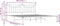 vidaXL - Bedframe - met - hoofdbord - metaal - zwart - 200x200 - cm