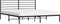 vidaXL - Bedframe - met - hoofdbord - metaal - zwart - 200x200 - cm