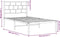 vidaXL - Bedframe - met - hoofdbord - metaal - zwart - 75x190 - cm
